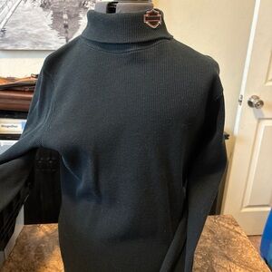 Harley-Davidson Men's Black Turtleneck Sweater